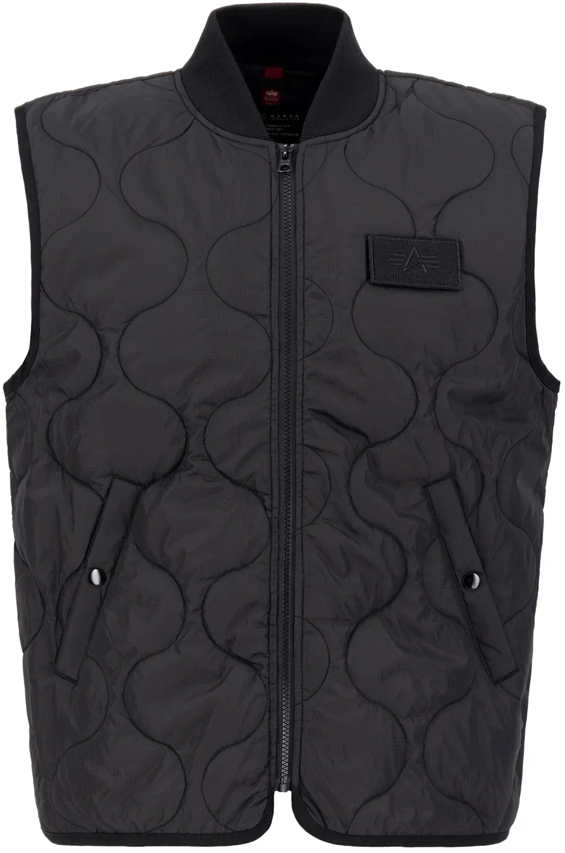 Blouson ALPHA INDUSTRIES "Alpha Industries Men - Vests ALS Vest" Gr. L, schwarz Herren Jacken