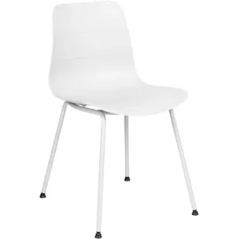 Beliani Esszimmerstuhl 2er Set LOOMIS Weiß