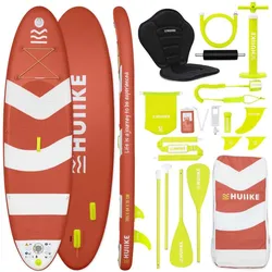Stand Up Paddling Board Premium Zubehör, HUIIKE, Rot, große Stabilität rot 305 MM