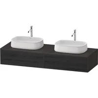 Duravit Zencha Konsolenwaschtischunterbau, 1600x550mm, 2 Auszüge. 2 Ausschnitte, ZE4815,