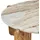 Beliani Luno Beige Mangoholz 80 x 37 cm