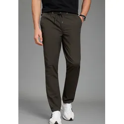 Schlupfhose BRUNO BANANI, Herren, Gr. 4XL, N-Gr, anthrazit, Web, Obermaterial: 98% Baumwolle, 2% Elasthan, unifarben, bequem lang, Hosen Schlupfhose, bequem und angesagt