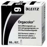 Leitz Orgacolor Ziffernsignal 9 schwarz