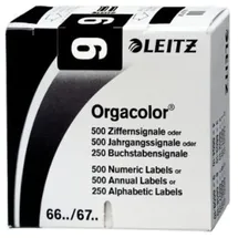Leitz Orgacolor Ziffernsignal 9 schwarz