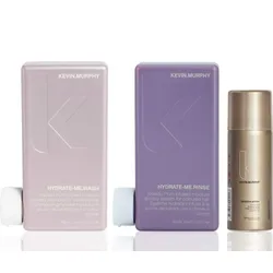 Kevin.Murphy Hydrate.Me Set inkl. Haarspray - Shampoo 250 ml + Conditioner 250 ml + Session Haarspray 100 ml