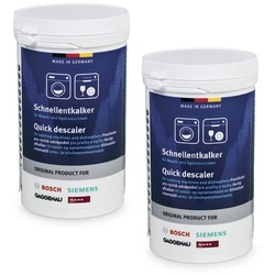 BOSCH Reinigungs-Set Schnellentkalker 00311919 Entkalker, (2-St), für Waschmaschine Geschirrspüler weiß