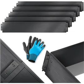 Kesser Rasenkante 5m x 18cm Schwarz (NEW-18237)