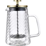 OEM Kaffeebereiter 1000ml 9 Tassen Gold/Transparent