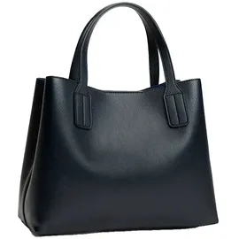 Tommy Hilfiger Icon Mini Satchel Umhängetasche Polyurethan Space Blue