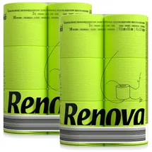 Renova buntes, farbiges Toilettenpapier 12 Rollen - 3-lagig - Renova - weich - originell - Klopapier - Black Label - grün