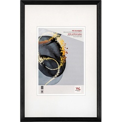 walther + design Select Holzrahmen Kunstglas, 13x18 cm, SCHWARZ