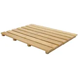 Spetebo Bambus Bade Matte rutschfest - 53 x 35 cm - Dusche Sauna Pool Spa Vorleger Rost
