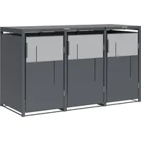 Westmann Tonus 3 Metall Mülltonnenbox 3er 3x240 L Anthrazit