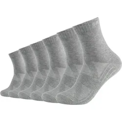 Socken Unisex 6er Pack grau 43/46