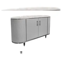 KAWOLA Sideboard 120 x 40 x 40 cm Grau