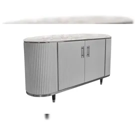KAWOLA Sideboard 120 x 40 x 40 cm Grau