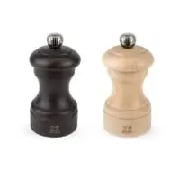Peugeot Bistro Salz-/ Pfeffermühle Duo Set 10 cm schokolade/natur