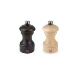 Peugeot Bistro Salz-/ Pfeffermühle Duo Set 10 cm schokolade/natur