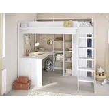 Parisot Hochbett Higher 90 x 200 cm Kiefer beige