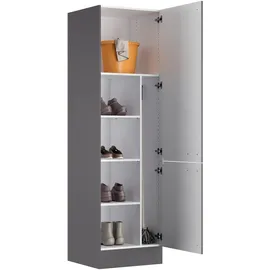 OPTIFIT Waschsäulen-Set Kiel420 213,2x190 x210 x57,1 cm Anthrazit Matt