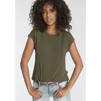 TAMARIS T-Shirt Kurzarm, Regular Fit, unifarben, mit Rundhalsausschnitt Gr.