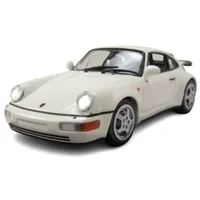 MAXICHAMPS Modellauto Porsche 911 Turbo 964 1990 weiß, Maßstab