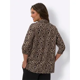 Classic Basics Longbluse camel-schwarz 50
