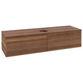 Villeroy & Boch Waschtischunterschrank 2 Auszüge 160 x 36 x 50 cm Warm Walnut