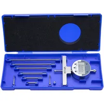 Vevor Tiefenmesser, Digitaler Tiefmessschieber mit Messbereich 0–558,8 mm, Auflösung 0,01 mm, Präzise Einheitenumrechnung mit 4 Messspitzen, Tiefenmessgerät für Nuten, Stufen & Bohrungen