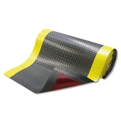 Anti-Ermüdungsbelag für trockene Arbeitsbereiche, Matte 0,6 x 0,9 m, schwarz/gelb