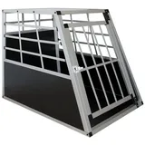 Juskys Aluminium Hundetransportbox