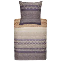 BASSETTI BRUNELLESCHI Bettwäsche + 1 Kissenhülle aus 100% Baumwollsatin in der Farbe Grau v.G6, Maße: 155x220 + 1 K 80x80 cm - 9285891