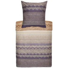 BASSETTI BRUNELLESCHI Bettwäsche + 1 Kissenhülle aus 100% Baumwollsatin in der Farbe Grau v.G6, Maße: 155x220 + 1 K 80x80 cm - 9285891