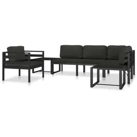 vidaXL Modular-Ecksofa anthrazit