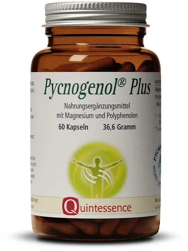 Quintessence Pycnogenol® Plus 60 Kapseln - Enthält OPC u.Mg