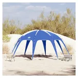 furnicato Partyzelt Partezelt Azurblau 525 x 525 x 255 cm - Wasserdicht und Tragbar, Wasserdichter Pavillon mit Glasfaserstangen und inkl. Tragetasche blau 525 cm x 525 cm