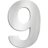 CMD Hausnummer Edelstahl Groß
