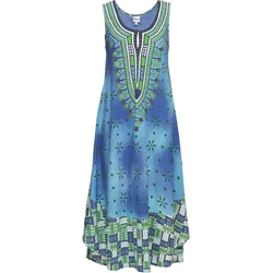 Viskose-Kleid, Druck saphir, 40