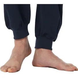 SCHIESSER Schlafanzug Comfort Essentials Blau 52
