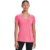 Under Armour Tech Twist T-Shirt Damen - atmungsaktives Laufshirt für Frauen, ultraleichtes mit loser Passform Red, X-Small
