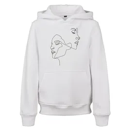 Mister Tee One Line Fit Kapuzenpullover White 9-10 Jahre