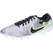 Nike Legend 10 Pro FG Herren Metallic Silver/Black-Volt 42