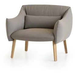 Noti Lua Sessel mit Holzbeinen