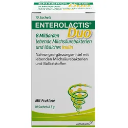 Enterolactis DUO Sachets für eine gesunde Darmflora 10X5 g