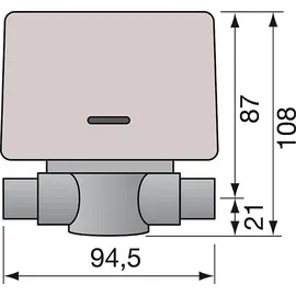 ORKLI Zwei-Wege Zonenventil 3/4 Zoll Innengewinde Solar Solaranlage Solarthermie