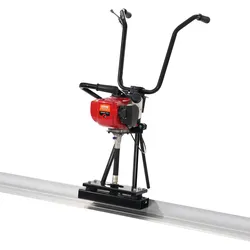 VEVOR Gasbeton-Estrichmaschine mit 1830 mm Aluminiumplatten-Geradekantenstangensatz 4-Takt-Vibrationsmotor für Zement-Finishing mit höhenverstellbaren Griffen hocheffiziente Betonwerkzeuge 6500 U/min