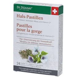 Dr. Dünner Hals-Pastillen mit Eibisch, Moos & Vitamin C