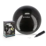 HMS yb01 Neu 75cm Schwarzer Gymnastikball HMS