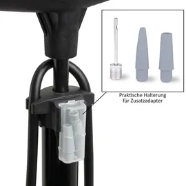 monzana Standluftpumpe inkl Adapterset