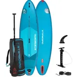 Starboard - iGO Deluxe Lite 10'8' x 33′′ SUP Board Set inkl. Tufskin V Paddel - blau
